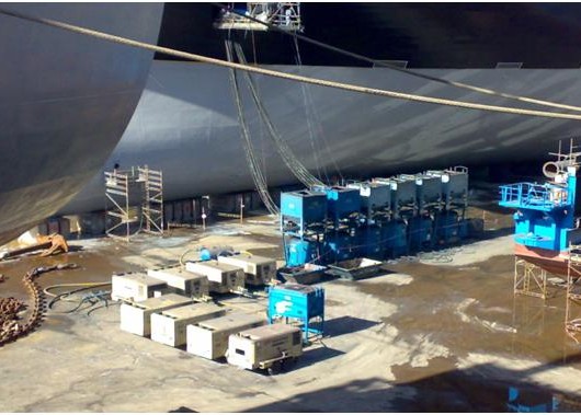 Dock Bottom Set Up - Dubai Coatings Limited